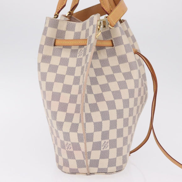 LOUIS VUITTON Damier Azur Giroratta Hand Bag N41579 LV Auth 213610V
