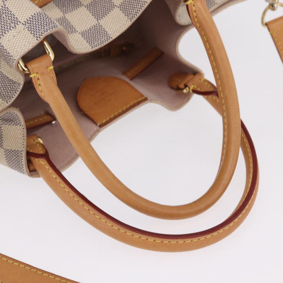 LOUIS VUITTON Damier Azur Giroratta Hand Bag N41579 LV Auth 213610V