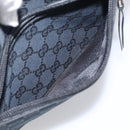 GUCCI GG Canvas Shoulder Bag Black Gold 001 4198 Auth 213611V-23