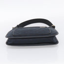 GUCCI GG Canvas Shoulder Bag Black Gold 001 4198 Auth 213611V-9
