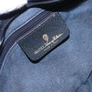 GUCCI GG Supreme Sherry Line Shoulder Bag PVC Navy Gold 02 14 013 Auth 213612-16
