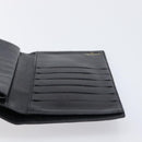 CHANEL Long Wallet Caviar Skin Black Gold CC Auth 213613V-20