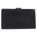 CHANEL Long Wallet Caviar Skin Black Gold CC Auth 213613V-3
