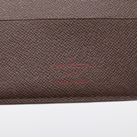LOUIS VUITTON Damier Ebene Portefeuille Marco Wallet N61675 LV Auth 213616V