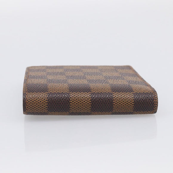 LOUIS VUITTON Damier Ebene Portefeuille Marco Wallet N61675 LV Auth 213616V