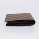LOUIS VUITTON Damier Ebene Portefeuille Marco Wallet N61675 LV Auth 213616V-6