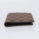 LOUIS VUITTON Damier Ebene Portefeuille Marco Wallet N61675 LV Auth 213616V-7