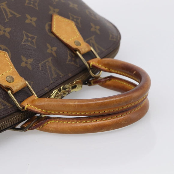 LOUIS VUITTON Monogram Alma Hand Bag M51130 LV Auth 213621