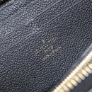 LOUIS VUITTON Empreinte Portefeuille Clemence Wallet Black M60171 Auth 213624V-14