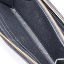 LOUIS VUITTON Empreinte Portefeuille Clemence Wallet Black M60171 Auth 213624V-16