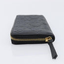 LOUIS VUITTON Empreinte Portefeuille Clemence Wallet Black M60171 Auth 213624V-5
