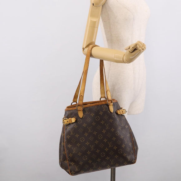 LOUIS VUITTON Monogram Batignolles Vertical Tote Bag M51153 LV Auth 213627