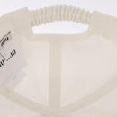 Miu Miu Drill Baseball Cap Canvas White Auth 213629V-16