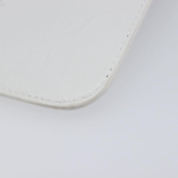 Balenciaga Le Cagole Coin Purse Leather White Auth 213631V
