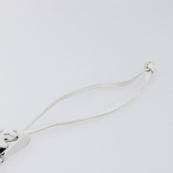 Balenciaga Le Cagole Coin Purse Leather White Auth 213631V