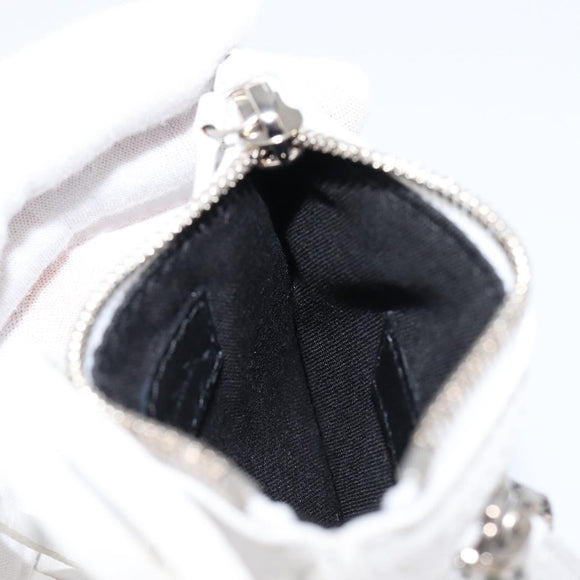 Balenciaga Le Cagole Coin Purse Leather White Auth 213631V
