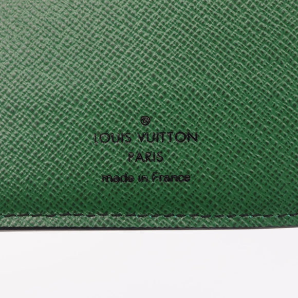 LOUIS VUITTON Epi Portefeuille Multipull Wallet Red Green M68805 LV Auth 213632M