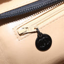 CHANEL Matelasse Chain Tote Bag Lamb Skin Beige CC Auth 213634V-21