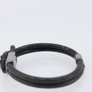 LOUIS VUITTON Monogram Eclipse Loop It Bracelet M6780D LV Auth 213642M-10