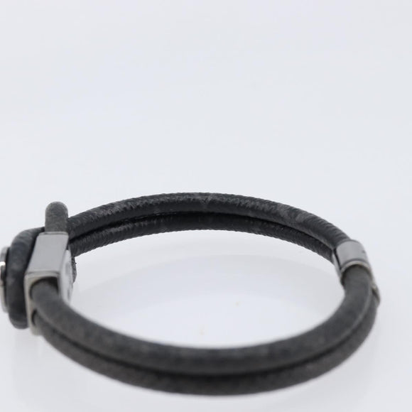 LOUIS VUITTON Monogram Eclipse Loop It Bracelet M6780D LV Auth 213642M