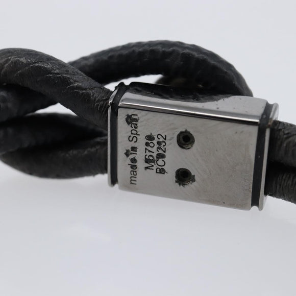 LOUIS VUITTON Monogram Eclipse Loop It Bracelet M6780D LV Auth 213642M
