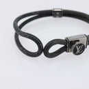 LOUIS VUITTON Monogram Eclipse Loop It Bracelet M6780D LV Auth 213642M-12