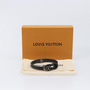 LOUIS VUITTON Monogram Eclipse Loop It Bracelet M6780D LV Auth 213642M-13