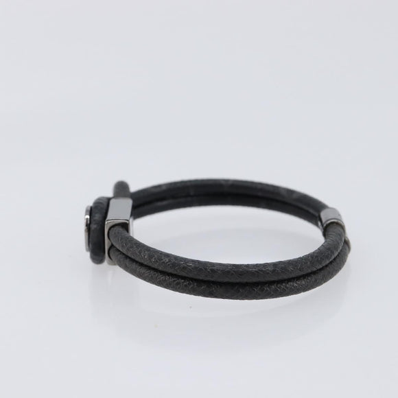 LOUIS VUITTON Monogram Eclipse Loop It Bracelet M6780D LV Auth 213642M