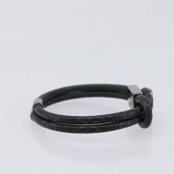 LOUIS VUITTON Monogram Eclipse Loop It Bracelet M6780D LV Auth 213642M