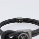 LOUIS VUITTON Monogram Eclipse Loop It Bracelet M6780D LV Auth 213642M-7