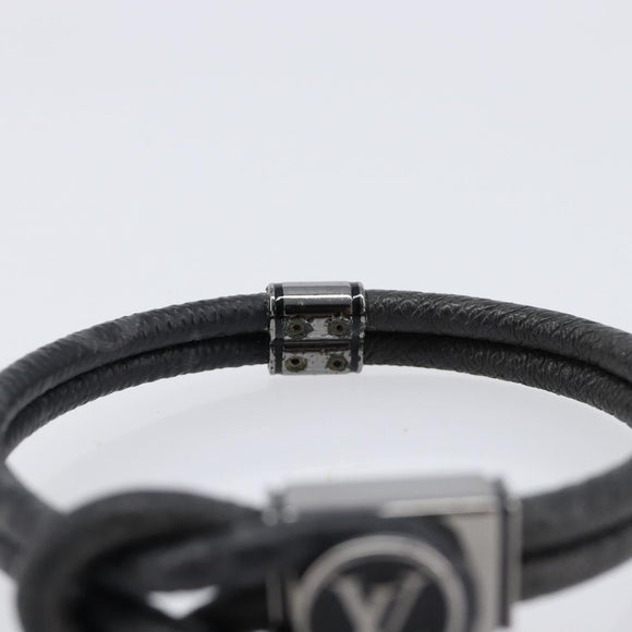 LOUIS VUITTON Monogram Eclipse Loop It Bracelet M6780D LV Auth 213642M
