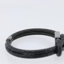 LOUIS VUITTON Monogram Eclipse Loop It Bracelet M6780D LV Auth 213642M-8