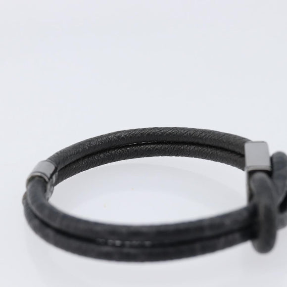 LOUIS VUITTON Monogram Eclipse Loop It Bracelet M6780D LV Auth 213642M
