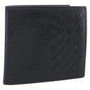Bottega Veneta INTRECCIATO Wallet Leather Black Auth 213643A-1