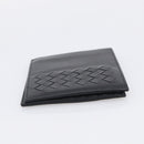 Bottega Veneta INTRECCIATO Wallet Leather Black Auth 213643A-4