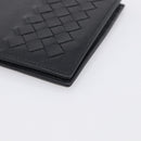 Bottega Veneta INTRECCIATO Wallet Leather Black Auth 213643A-8
