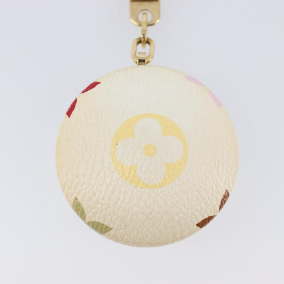 LOUIS VUITTON Monogram Multicolor Astropill Charm White M51911 LV Auth 213645