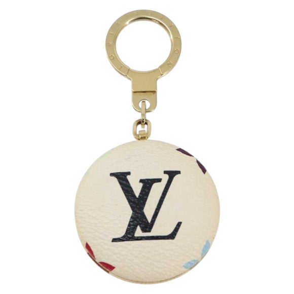 LOUIS VUITTON Monogram Multicolor Astropill Charm White M51911 LV Auth 213645