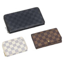 LOUIS VUITTON Damier Graphite Ebene Azur Wallet 3 Set LV Auth 213646-1