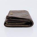 LOUIS VUITTON Damier Graphite Ebene Azur Wallet 3 Set LV Auth 213646-13