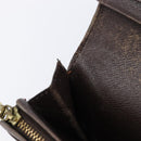 LOUIS VUITTON Damier Graphite Ebene Azur Wallet 3 Set LV Auth 213646-19