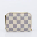 LOUIS VUITTON Damier Graphite Ebene Azur Wallet 3 Set LV Auth 213646-23