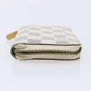 LOUIS VUITTON Damier Graphite Ebene Azur Wallet 3 Set LV Auth 213646-24