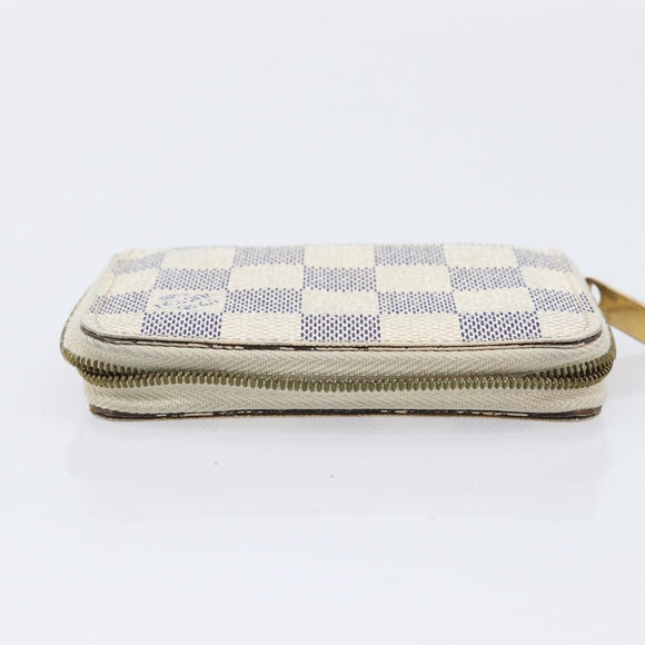 LOUIS VUITTON Damier Graphite Ebene Azur Wallet 3 Set LV Auth 213646