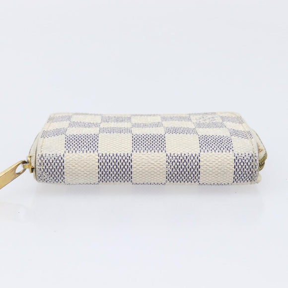 LOUIS VUITTON Damier Graphite Ebene Azur Wallet 3 Set LV Auth 213646