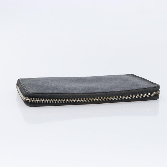 LOUIS VUITTON Damier Graphite Ebene Azur Wallet 3 Set LV Auth 213646