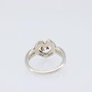 Tiffany & Co. Heart Ribbon Ring Ag925 K18 Gold (750) Silver Auth 213648-6
