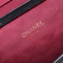 CHANEL Matelasse Chain Shoulder Bag Lamb Skin Black CC Auth 213664V-17