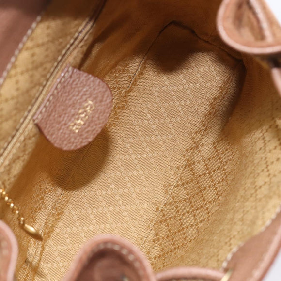 GUCCI Bamboo Backpack Suede Brown Gold 003 1705 0030 Auth 213671A
