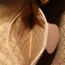GUCCI Bamboo Backpack Suede Brown Gold 003 1705 0030 Auth 213671A-26